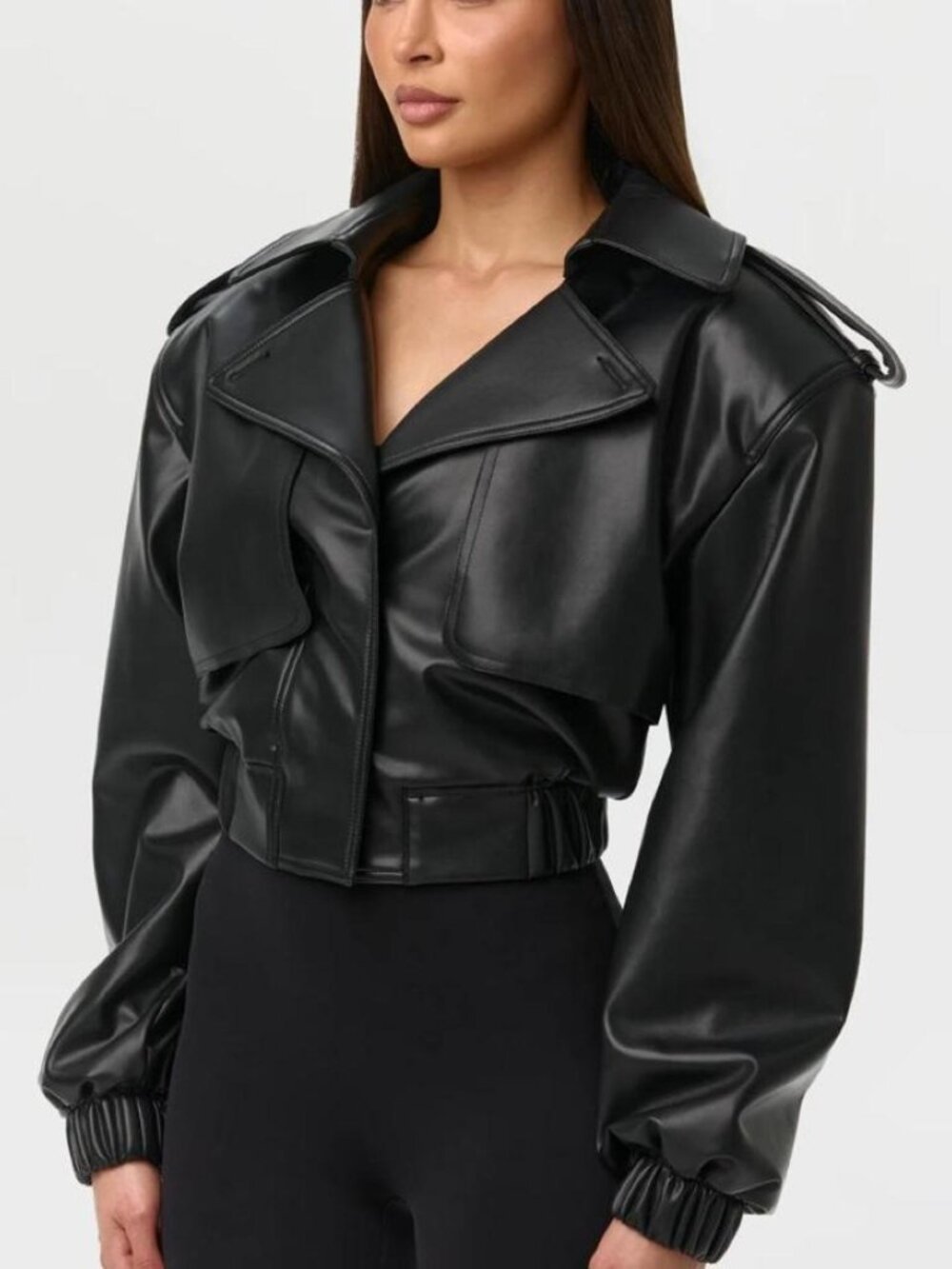 Naked Wardrobe Women's Black Jacket